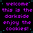 Static image with repeated purple text on black background and one gray square.