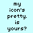 Pixelated text on light blue background with alternating bright pink highlight bars over different words across frames.