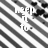 Black-and-white striped background with partial white text fragments and scattered dark shapes across the frame.