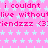 Pixelated pink background with repeating light blue stars and repeated text in magenta reading "i couldnt live without friendzzz <3".