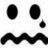 Pixelated white ghost face with black eyes and mouth on left, purple text "dont make me open" above "A can of POUT!!!" on right.