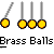 Animated sequence of brass balls pendulum with varying swing positions across three of four each