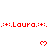A 48x48 pixel animated contact sheet showing seven frames of a red text and heart animation on white background, with gray transparency overlay in bottom-right corner.