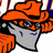 Pixelated cartoon character with orange hat and mask, holding a gun, next to text reading "Buffalo What?" and "BANDITS" in orange block letters.