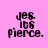 Four identical pixelated text on pink background with green bars appearing in different positions across frames