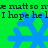 Green background with repeating blue snowflake shapes and dark text reading "we matt so we matt so I hope he'll I hope he" in two horizontal bands.