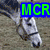 A split-screen image shows a horse's head on the left and a blue with a pink number four on the right, with a brown animal below the horse