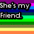 Pixelated text on a rainbow-striped background with partial gray overlay, displaying phrases about breaking hearts and faces.