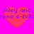Four identical red hearts on a bright pink background with blue text reading "Riley and Lena 4-EVER" inside each heart.