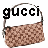 A contact sheet of five animated frames showing a brown and beige patterned handbag with black text above it, arranged in a 3x2 grid on a white background with one gray square.