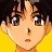 A 48x48 pixel buddy icon featuring a close-up of an anime-style character with brown hair and large eyes on the left, paired with "Anime IM" text in white pixelated font on black background on the right.
