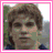 Animated contact sheet of nine 48x48 pixel frames featuring character portraits and text-based memes with pink borders on a gray background.