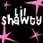 Pixelated animated buddy icon with repeated text and pink starbursts on black background, displayed in a contact sheet layout with gray transparency area.