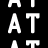 A 4-frame animated contact sheet showing a pixelated black-and-white design with repeated text and a grayscale band of abstract shapes on the right side.