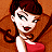 A pixelated cartoon-style image of a woman with red hair and a red dress on the left, next to green text reading "Original Icons .com" on a dark green background.