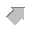 Four pixelated arrow-like shapes on a gray background, each with distinct white and gray line segments forming angular paths.