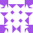 Purple geometric shapes arranged in a symmetrical grid pattern on white background with four central dots.
