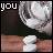 Animated contact sheet of a hand pouring white pills from a glass onto a wooden surface with changing text overlays.