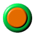 Two circular icons with green outer rings and orange inner circles on a gray background.