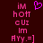 Pixelated pink text and symbols on dark red background with a single animated heart icon above the leftmost