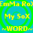 Static image with cyan background and green spiral patterns, displaying yellow text in four quadrants.
