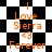 Animated icon with orange text over black-and-white checkered background, text reads "I Love Sierra <3 Forever" in two vertical