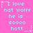 Pixelated text on a bright pink background with light blue lettering and white star accents, repeating the phrase "I love nat wolff he is soooo hott" in two