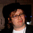 Pixelated image of a person with glasses and dark hair on left, purple text on pink background reading "The Funniest Face EVER Made..." and "PATRICK STUMP!!!" on right.