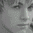 A 3x2 contact sheet of a static animated icon featuring a grayscale portrait on the left and six colored text blocks with pixelated white text reading "get your shine on" across multiple frames.