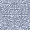A static pattern of interwoven, light gray curved lines on a pale blue background forming an abstract geometric design.