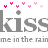 Animated contact sheet showing three repeated frames of a text-based buddy icon with pink heart accents and gray lettering.
