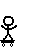 Six pixelated stick figures on skateboards perform sequential motion against a white background with red text at bottom left.