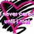 Pixelated heart-shaped design with pink outline and black-and-white striped background, displaying text changes across frames.