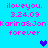 Pixelated blue background with pink text and blue hearts, showing repeated text and heart positions across frames.