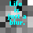 Pixelated cyan text 'Life is just a blur.' appears on a grayscale checkerboard background with black, white, and gray squares.
