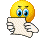 Yellow cartoon face with blue eyes holding a white scroll, showing multiple expressions including neutral, angry, and red-eyed states.