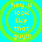 Yellow text reading 'hey u look like that guy!!!' on a cyan background with green concentric circles, displayed in four identical quadrants.