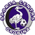 Circular icon with purple and white pixelated border surrounding central dark blue area containing abstract white shapes on gray background.