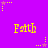 Purple background with yellow 'Faith' text and star-shaped pixel patterns in yellow and pink.