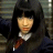 A pixelated contact sheet of two frames from an animated icon featuring a character with long dark hair and bangs in a school uniform, alongside bold yellow text reading "KILL BILL" on a black background with red accents.