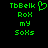Green pixelated text and a heart symbol on a black background, with identical text and symbol arrangements in two side-by-side views.