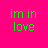 Animated contact sheet of a 5x5 grid showing sequential frames of an AOL Instant Messenger buddy icon with green text and pixelated symbols on a bright pink background.
