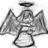Pixelated grayscale angel figure with outstretched wings and halo, next to yellow background with black pixelated text reading "Can angels read Harry Potter?"