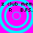A static digital image with four identical circular patterns on a bright pink background, each containing text above and below the circles.