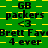 Green and yellow checkered background with repeated text elements including 'GB packers', '<3', 'Brett Favre', and '4 ever' in black pixelated font.