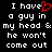 Pixelated text on black background with red heart symbol replacing 'love' in phrase, split into two identical side-by-side sections.