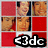 red and beige with a central black-and-white text element, featuring pixelated faces and heart symbols