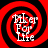 Red and black spiral background with white text reading "Tiler For Life" in four quadrants, each showing slight pixel variations.