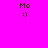 Four display 'Mo :)' text with a smiley face on different colored backgrounds