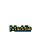 Five distinct pixelated 'Maddie' text icons arranged in a , each with unique color schemes and styles against white backgrounds
